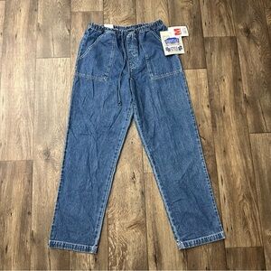Essentials Style Vintage Y2K Denim Straight Leg High Waist Mom Blue Jeans Size M